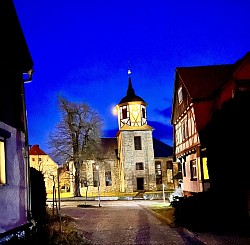 De kerk in Strassberg